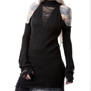 Killstar Depths of Darkness Goth Knit Sweater